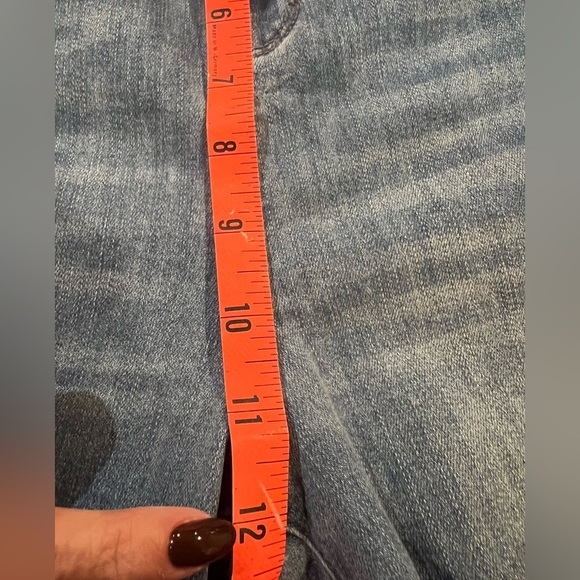 COMMENSE Washed Slim Draped Denim Pants
COLOR - Blue Size Small NWT Flared - Picture 7 of 11